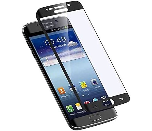 Verre Trempé Incurvé Vshop Pour Samsung Galaxy S7 Noir