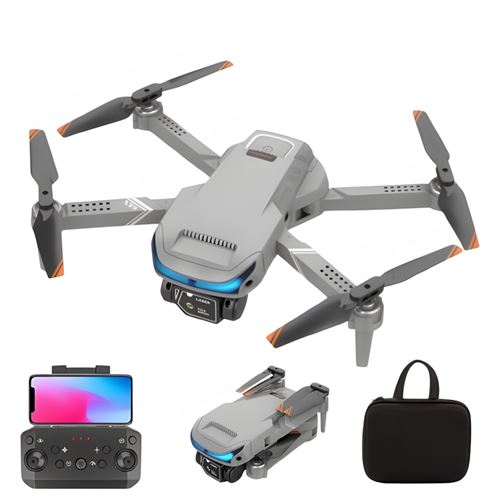 Drone SZSMART XT9 Gris avec caméra 4K HD 2 batteries Autonomie 15 min