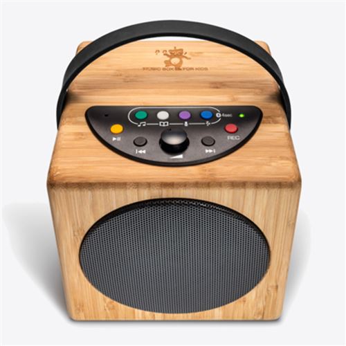 KidzAudio MUSIC BOX - Enceinte Bluetooth portable pour enfants, Lecture USB  et Bluetooth. Avec prise casque, limiteur de volume, Microphone intégré et  Fonction veille (à partir de 3 ans) - Enceinte sans