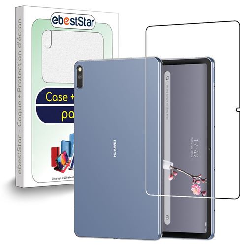 EBESTSTAR Coque pour Huawei MatePad 10.4 Gel Silicone ULTRA FINE Antichoc, Transparent + Film VERRE Tremp&eacute;