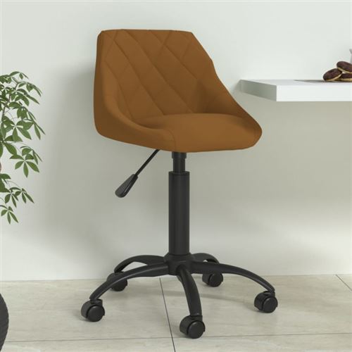 VIDAXL - Chaise de bureau - Marron - 67.5 cm - Image 2