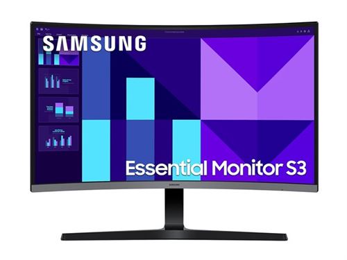Non Communiqué Noir Samsung Essential S3 S27d392gau - S39gd Series - Écran Led - Incurvé - 27" - 1920 X 1080 Full Hd (1080P) @ 100 Hz - Va - 250 Cd/M² - 4000:1 - 4 Ms - Hdmi, Vga
