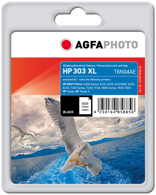 1€59 sur Compatible Avec Hp 303xl (t6n04ae) Agfa Photo Aphp303xlb