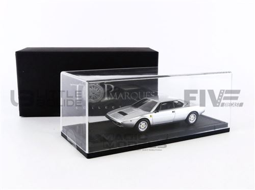 Voiture Miniature de Collection TOP MARQUES COLLECTIBLES 1-43 - FERRARI 308 GT4 - 1974 - Silver - TM43-16C