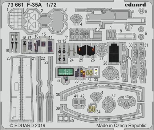 F-35a For Hasegawa - 1:72e - Eduard Accessories