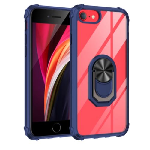 Coque pour iPhone SE3 2022 avec Support Magnétique Frusde pour iPhone 7/8 Tout inclus - Bleu