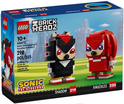 LEGO® BrickHeadz™ 40672 Sonic The Hedgehog™ : Knuckles et Shadow
