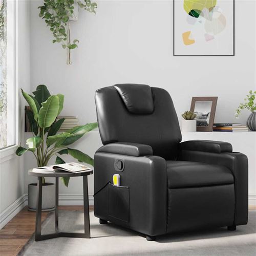Vidaxl Noir Fauteuil De Massage - Image 2