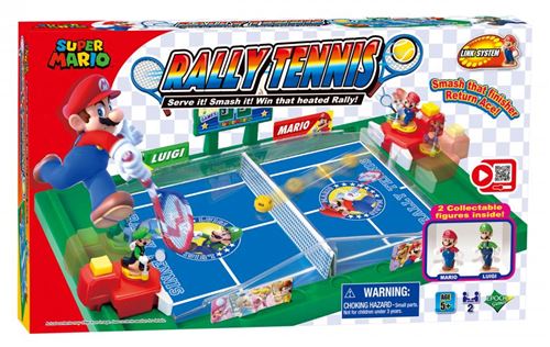 Non Communiqué Multicolore Jeu D'adresse Epoch Games Super Mario Rally Tennis 2 Joueurs 30 Min Dès 5 Ans