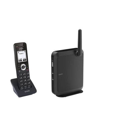 Snom - Téléphone fixe sans fil DECT 110 SC - Identification de l'appelant - Noir - Image 2