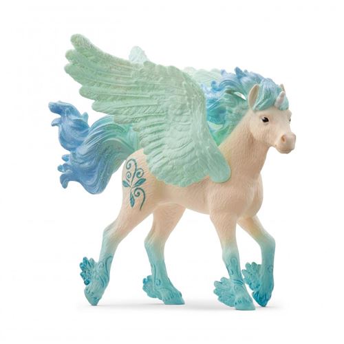 Schleich Bleu/Clair Figurine Poulain Licorne Tempête - Image 2