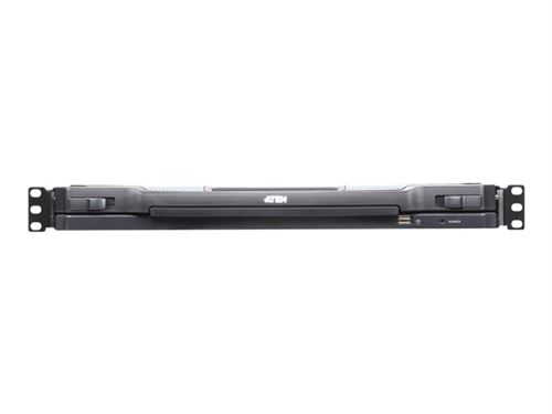 ATEN Slideaway CL5716IN - Console KVM avec commutateur KVM - 16 ports - PS/2, USB - 19 - rack-montable - 1280 x 1024 @ 75 Hz - 250 cd/m² - 1000:1 - 5 ms - VGA - 1U