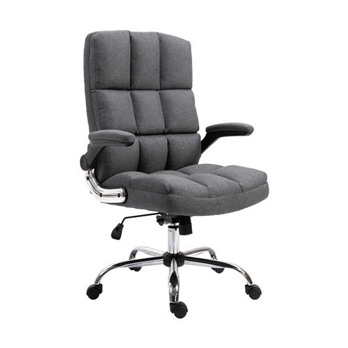 Mendler Gris Fauteuil De Bureau - Foncé - Image 2