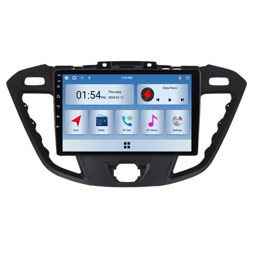 Autoradio RoverOne® Bluetooth CarPlay 2 Din 6Go RAM 128Go ROM pour Ford Tourneo Custom 1 I Transit 2012-2021