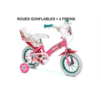 Vélo enfant Disney La Boutique de Minnie - fille - 14 po - rose