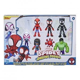 Pack de 7 figurines Spidey And His Amazing Friends Marvel