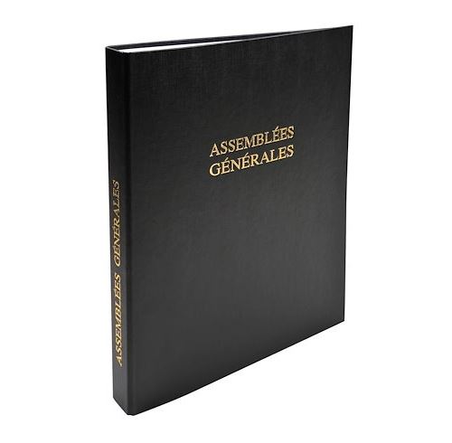 Registre délibérations Assemblées Générales Le Dauphin 931E - Noir