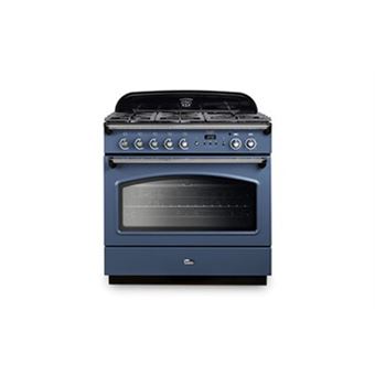 PIANO DE CUISSON CLASSIC FX TAB GAZ 90 CM ROCHE BLEUE CHROME