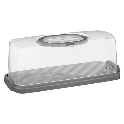 Non Communiqué Gris Five Simply Smart - Boîte De Conservation Gâteaux "Cake" 36Cm