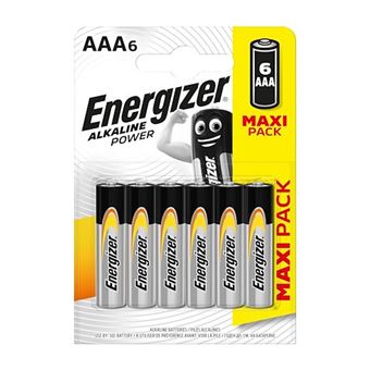Energizer Alkaline Power E92 - Maxi Pack - batterie 6 x AAA / LR03 - Alcaline - 1