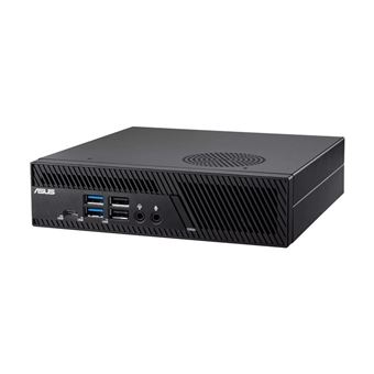 ASUS PB63 B3014MH - Mini PC Core i3 13100 / jusqu'à 4.5 GHz - RAM 8 Go - SSD 256 Go - UHD Graphics 730 - IEEE 802.11ax (Wi-Fi 6E), Bluetooth 5.2, Gigabit Ethernet - Aucun SE fourni - moniteur : aucun - noir