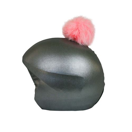 Non Communiqué Multi-Colour Housse De Casque Fantaisie-Coolcasc-Grey Pink Pon-Pon-Taille Unique