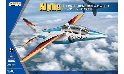  Maquette avion Kinetic Alpha Jet Lufftwaffe- 1/48 - Maquette d'avion