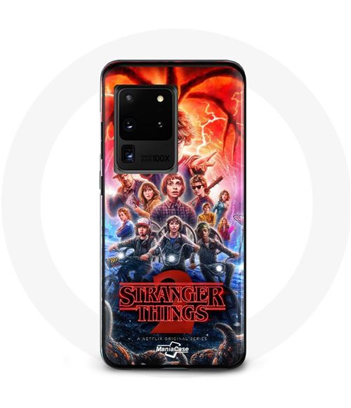 Coque pour Samsung Galaxy S20 Ultra Stranger Things Affiche Saison 2 Maniacase