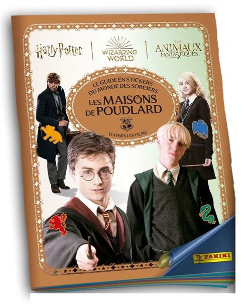Stickers Harry potter guide les maisons de poudlard album