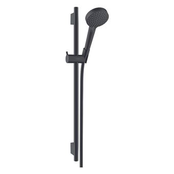 Pommeau de douche HANSGROHE Vernis Blend EcoSmart 2 jets avec barre noir mat - 1