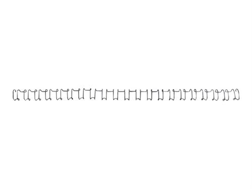 GBC MultiBind - 6 mm - 21 anneaux - A4 (210 x 297 mm) - 55 feuilles - noir - 100 unités fil de ligature - pour P/N: IB271212, IB271250