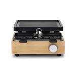 Appareil à Raclette 4 Personnes Livoo DOC311 - 800W - Plateau Bambou - Surface Antiadhésive 23x22.5 Cm - Thermostat