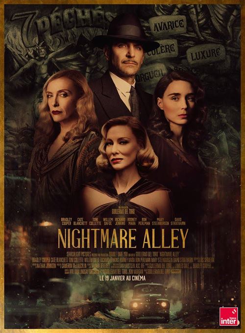Affiche de Cinéma Originale - Nightmare Alley - 2022 - Cate Blanchett - 40x60cm