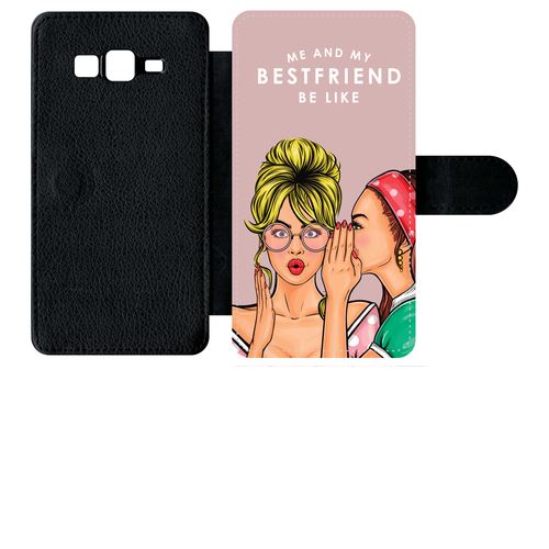 Etui À Rabat Samsung Galaxy Grand Prime G5306 Me And My Best Friend Be Like