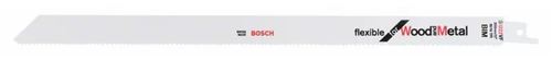 5 Lames De Scie Sabre S 1222 Vf Flexible For Wood And Metal 300Mm - Bosch - 2608656022
