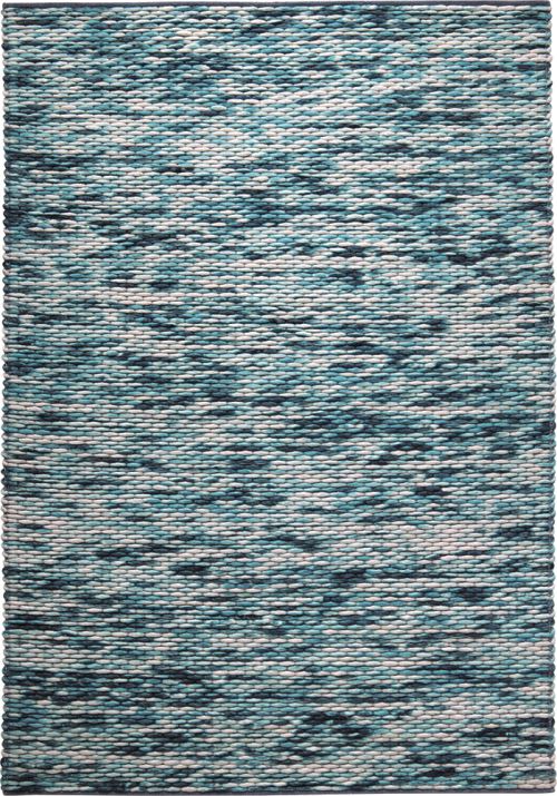 Tapis Reflection de chez Esprit motif Uni/Degradé Bleu 60x110