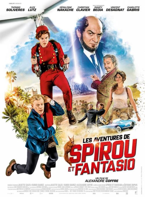 Les Aventures De Spirou Et Fantasio - AFFICHE CINEMA ORIGINALE