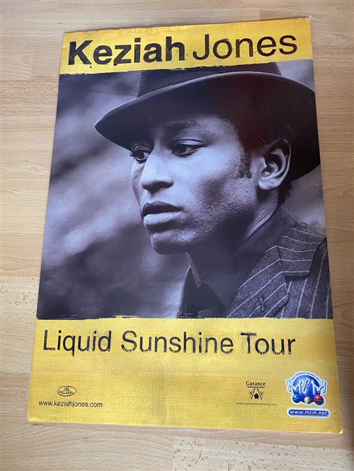 Keziah Jones - Liquid Sunshine Tour - 40x60cm - Affiche