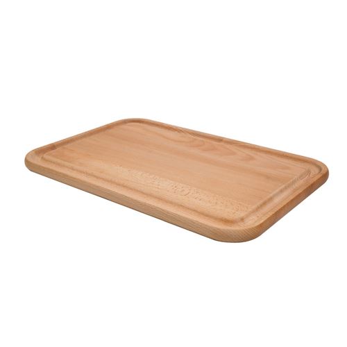 Marron Planche À Découper Rectangle 45X30 Cm En Hêtre Avec Rigole - T&G Woodware - Bois