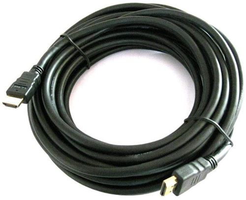 Cable HDMI 10m compatible ARC CEC HEC pour TV 3D 4K LCD OU PLASMA
