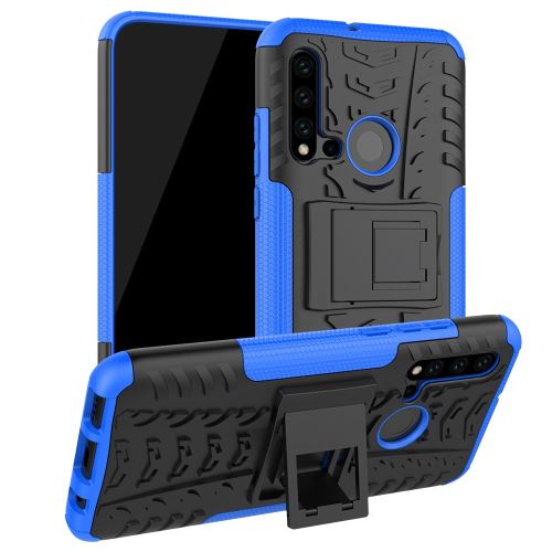 Coque en TPU hybride antidérapant avec béquille bleu pour votre Huawei P20 lite (2019)/Nova 5i