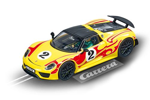 Carrera Digital 132 voiture de course 1:32 Porsche 918 Spyder 1:32 jaune