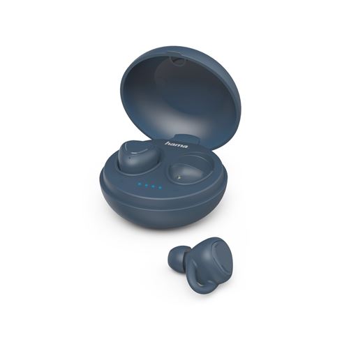 Hama Essential Line LiberoBuds - Véritables écouteurs sans fil avec micro - intra-auriculaire - Bluetooth - bleu