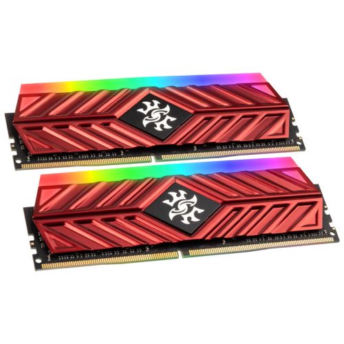 adata adata xpg spectrix rgb d41 rot, ddr4-3000, cl16 - 16 gb dual-kit noir