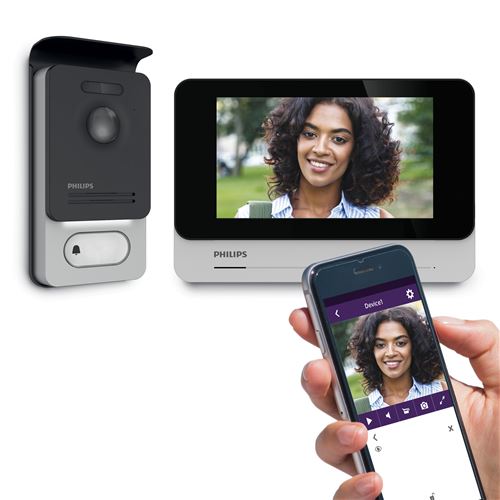 Visiophone connecté smartphone - WelcomeEye Connect 2 - Philips -