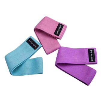 Set De 3 Bandes De Résistance Boucle Booty Pour Pilates Et Gym