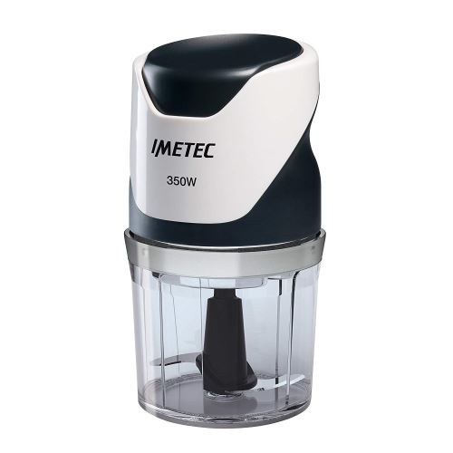 Imetec CH 500 Hachoir pour hachis homogènes, moteur de 350 W, réservoir de 0,7 l, lames en acier inoxydable