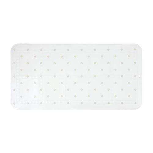 GELCO DESIGN Tapis antidérapant - 35x70 cm - Motif pois - Blanc et doré
