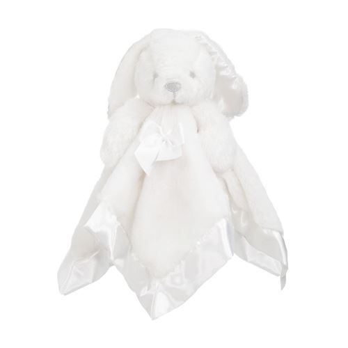 Soft Touch couverture câline lapin 38 cm blanc