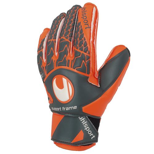 Gants gardien football Uhlsport Aerored barettes jr Orange taille : 5 réf : 40063